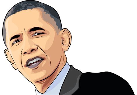 Obama Clipart Black And White Obama Barack Contrast Drawing Svg