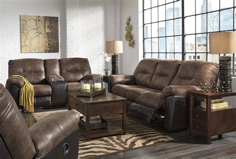 Ashley furniture has achieved a brilliant balance with this furniture because of its beautiful store living room amusing ashley furniture chaling durablend antique living room set living room sets fun themed modern nursery furniture. Ashley Alzena 3 Piece Living Room Set in Gunsmoke with ...