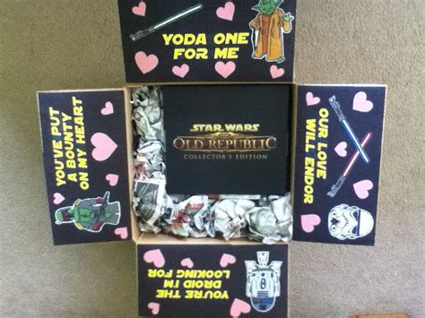 Star Wars Birthday Care Package I Made For John Star Wars Birthday