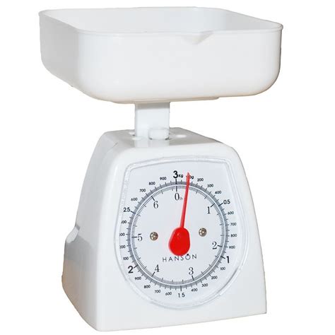 Hanson Measuring Cooking Kitchen Weighing Scales 3kg White H004 Ebay