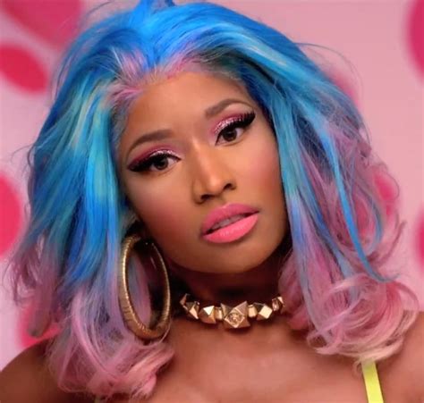 Just when we think nicki minaj can't get anymore outrageous with her hair and makeup choices, she takes it up a whole ten notches! Choice Quote: Nicki Minaj | ENTERTAINMENT REALM