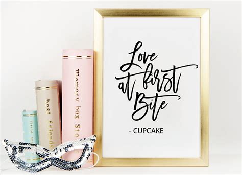Thelovebits is a leading quotation site dedicated to love and relationships quotes, our collection of looking for long distance relationship quotes to express your feeling to your loved ones? Love at first bite. Cupcake quote. Wall decor art. Kitchen | Etsy