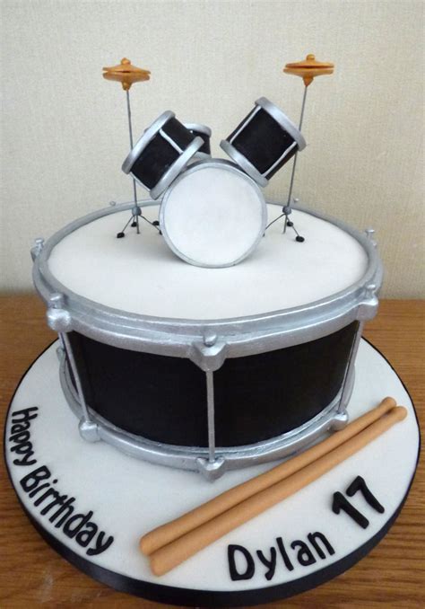 Drummers Drum Kit Birthday Cake Susies Cakes