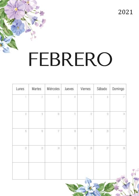 Hoy es lunes, 12 de marzo, el año es 2021. Calendario 2021 PDF - BONITO PARA IMPRIMIR
