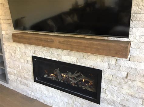 A Floating Fireplace Mantel Looks The Part Barron Designs