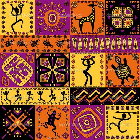 African Pattern Design African Pattern African Pattern Fabric