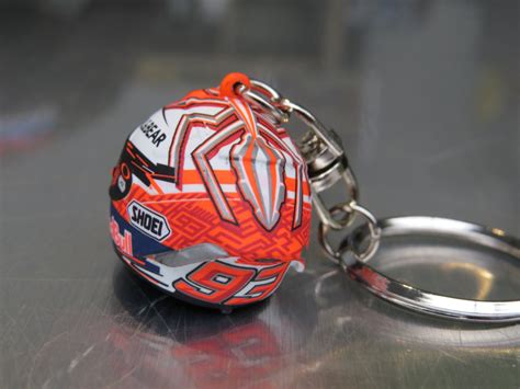Helmet of marc márquez for this season 2018. Marc Marquez 3D helmet keyring sleutelhanger 1953029