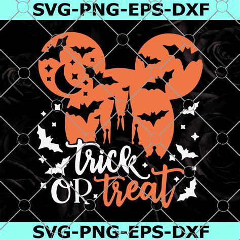 Download Disney Halloween Svg, Mickey Halloween Castle Svg, Trick ...