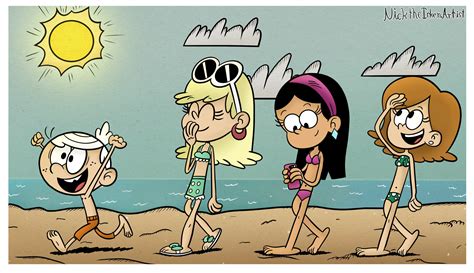 the loud booru post 26477 artist nicktheirkenartist beach bikini character jackie character