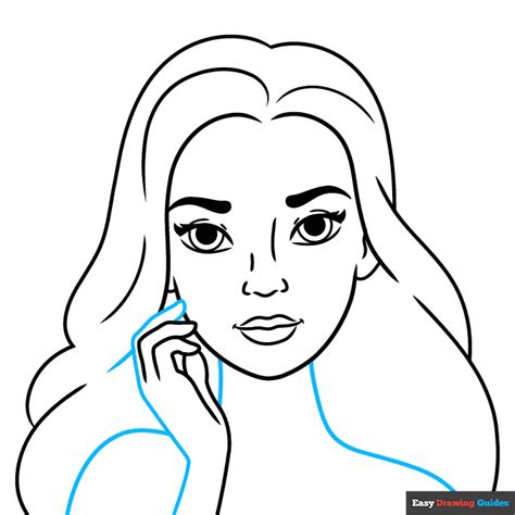 How To Draw A Pretty Girl Really Easy Drawing Tutorial