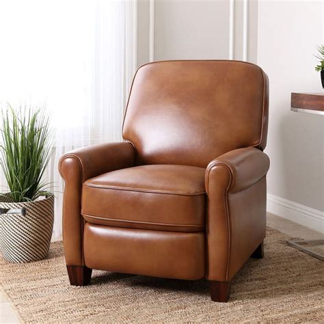 Because this is a fairly small recliner, its backrest is little short and you may find it hard to lean your head back. Abbyson Living Jesse Pushback Recliner | from hayneedle ...