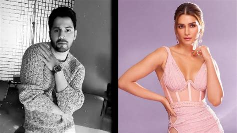 Watch Kriti Sanon Makes Varun Dhawan Dance To His Tunes Check Out Hilarious Poses Iwmbuzz