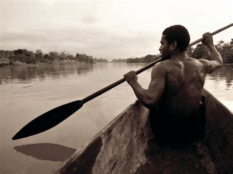 Crocodile Scarification Is An Ancient Initiation Practised By The Chambri Tribe Of Papua New