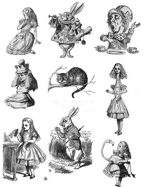 Alice Collage Sheet 2 Flickr Photo Sharing Alice In Wonderland