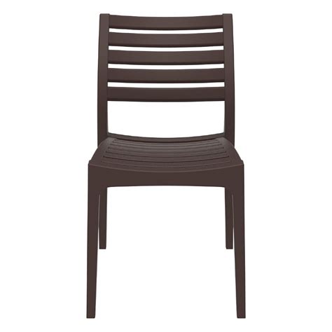 Restaurant resin cafe chair at alibaba.com maintain captivating appeals of any restaurant. Compamia : Ares Resin Outdoor Dining Chair Brown ISP009-BRW