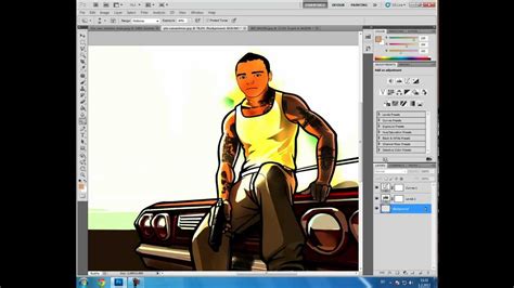 How To Make Yourself In Gta San Andreas Using Adobe Photoshop Cs5 Youtube