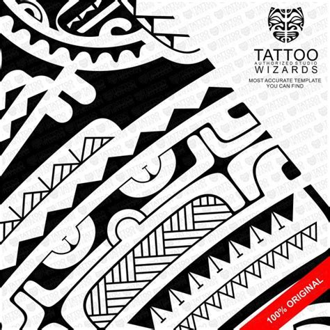 Maori Defense Forearm Tattoo Stencil Template Design Tattoo Wizards
