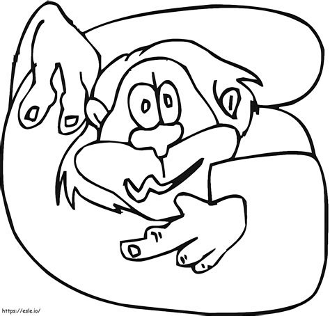 letter g 8 coloring page