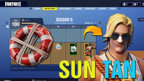 Fortnite How To Get Free Sun Tan Specialist Skin In Fortnite New