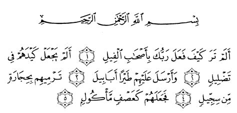 The surah is written in the interrogative form. Surah al-Fil: "The Chapter of the Elephant" | Quranic Quotes