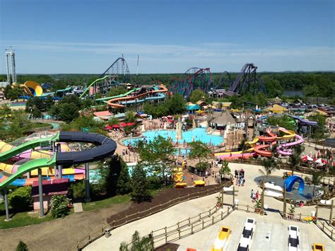 six flags new england is both a water and amusement park