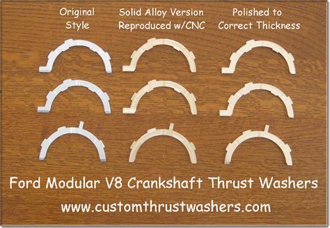Custom Thrust Washers Ford 302 V8 Crankshaft Thrust Washers