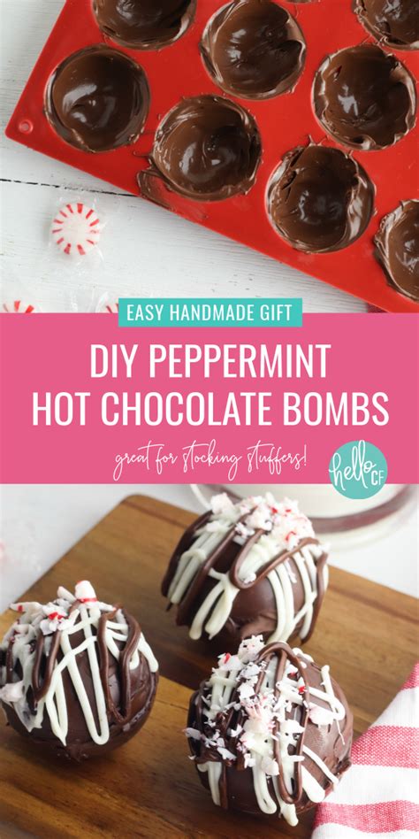 The Best Diy Peppermint Hot Chocolate Bombs Recipe