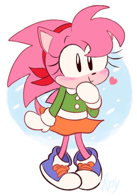 Poppy 🍑🍑 On Twitter Amy The Hedgehog Sonic And Amy Amy Rose