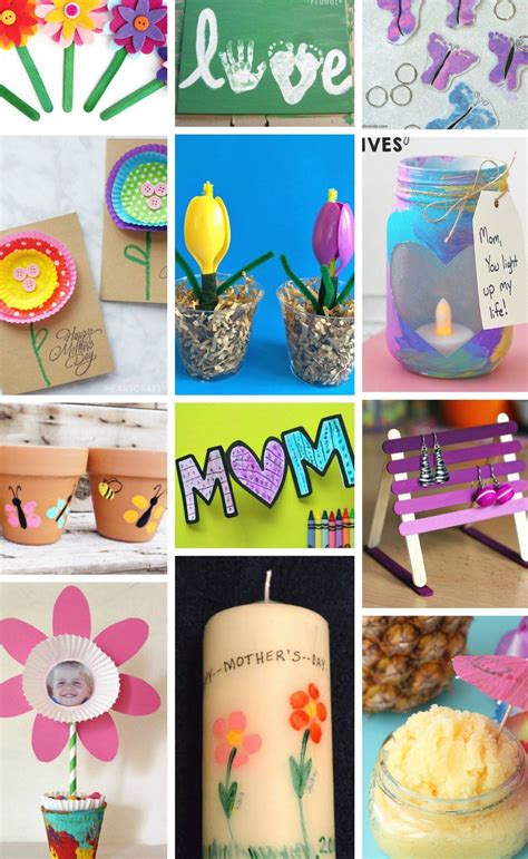 Shopping for the perfect mother's day gift can be hard, so if you're more of a crafter, don't worry. Easy Mother s Day Crafts for Kids - Happiness is Homemade ...
