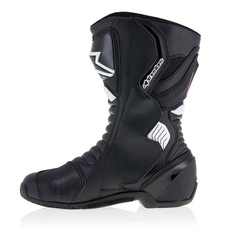 Alpinestars Stella SMX 6 V2 Boot Drystar Black White Fuchsia Oxford Products