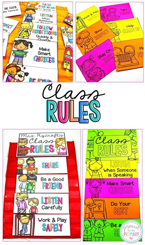 Class Rules Editable Class Rules Classroom Management Kindergarten