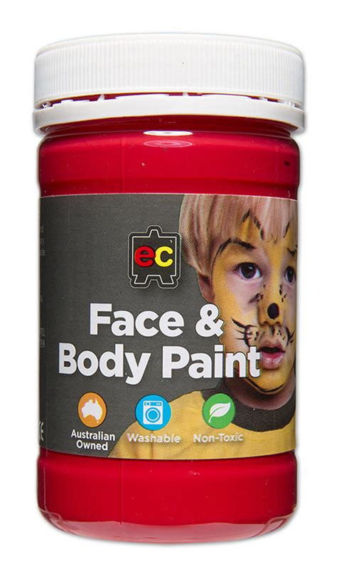 Ec Face Paint 175ml Red