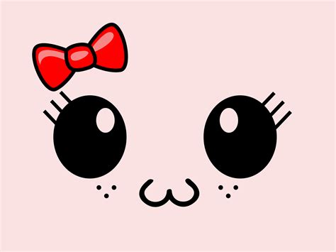 Are you a fruit lover? How to Draw a Cute Kawaii Face (Girl): 5 Steps (with Pictures)