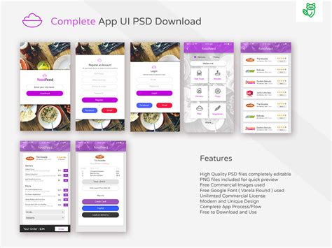 So many restaurants have their own. Free PSD : Food Delivery App on Behance