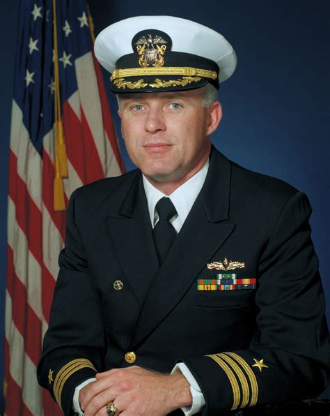 Portrait Us Navy Usn Commander Cdr Stephen F Resser Covered