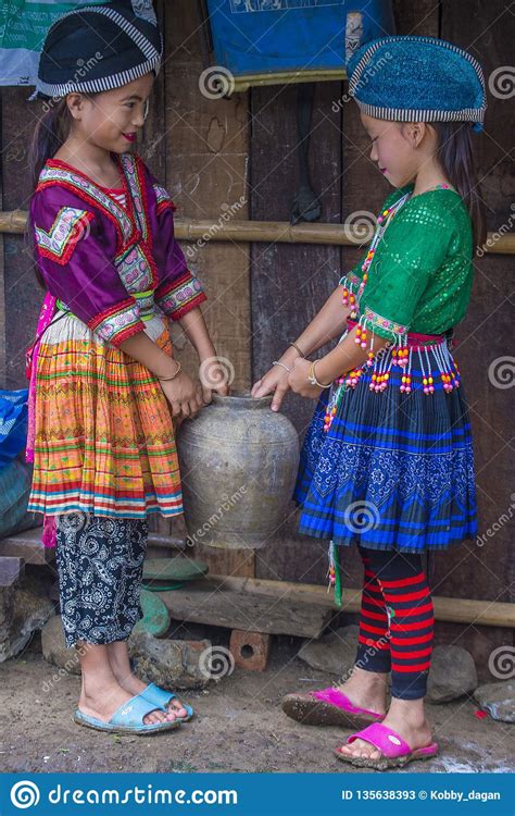 Hmong Ethnic Minority In Laos Editorial Stock Photo - Image of tribal ...