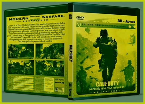 Call Of Duty Modern Warfare Remastered Pc Box Art Cover By Deadpool