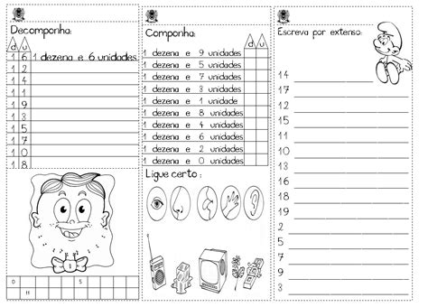 Atividades De Decomposição 2 Ano