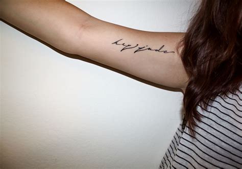 Inner Arm Tattoo In Script Inner Arm Tattoo Writing Tattoos Tattoos