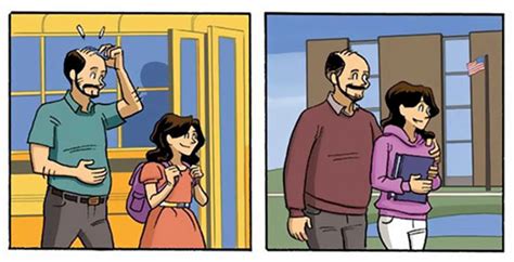 Touching Comic On The Beautiful Journey A Father And Daughter Share