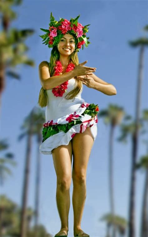 Hawaii Hawaiian Woman Hawaiian Girls Hawaiian Dancers