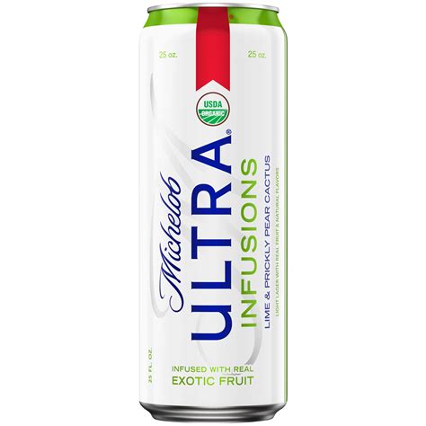 Michelob Ultra Infusions Lime And Prickly Pear Cactus Beer Shop Beer At