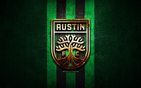 Download Wallpapers Austin Fc Golden Logo Usl Green
