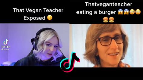 That Vegan Teacher Exposed Tiktok Compilation Youtube
