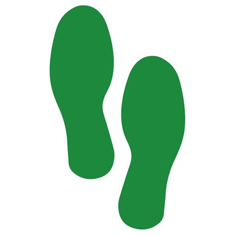 Litemark Durable Footprint Decalsstickers