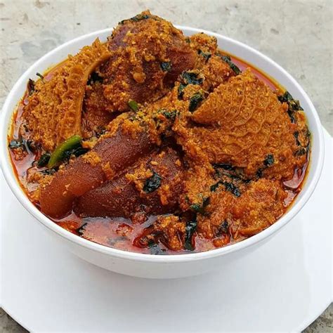 This rich soup is native to west africa and comes from allrecipes.com. Egusi soup | African food, Nigeria food, African stew