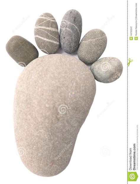 Stone Footprint Stock Image Image Of Rocky Barefoot 44752247