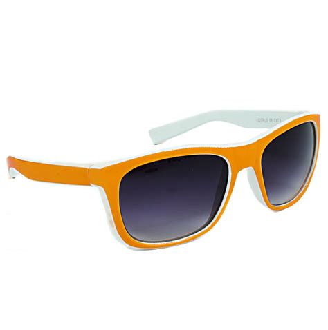 wayfarer sunglasses neon orange party festival fashion 80 s retro eyelevel 86 in clothes shoes