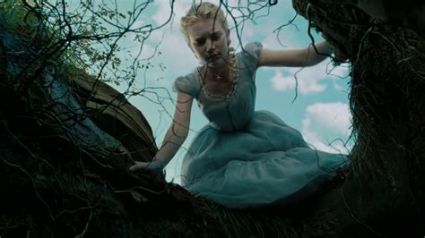Alice In Wonderland Clip Alice Falls Into A Rabbit Hole 2010 Hd Youtube