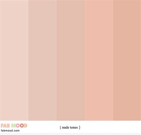 Neutral Tones Nude Colour With Peach Under Tones Color Combinations